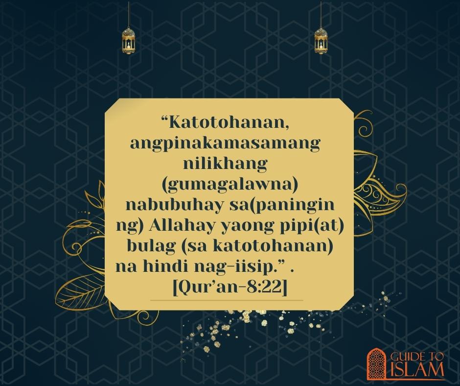 Katotohanan, ang pinakamasamang nilikhang (gumagalaw  na) ...