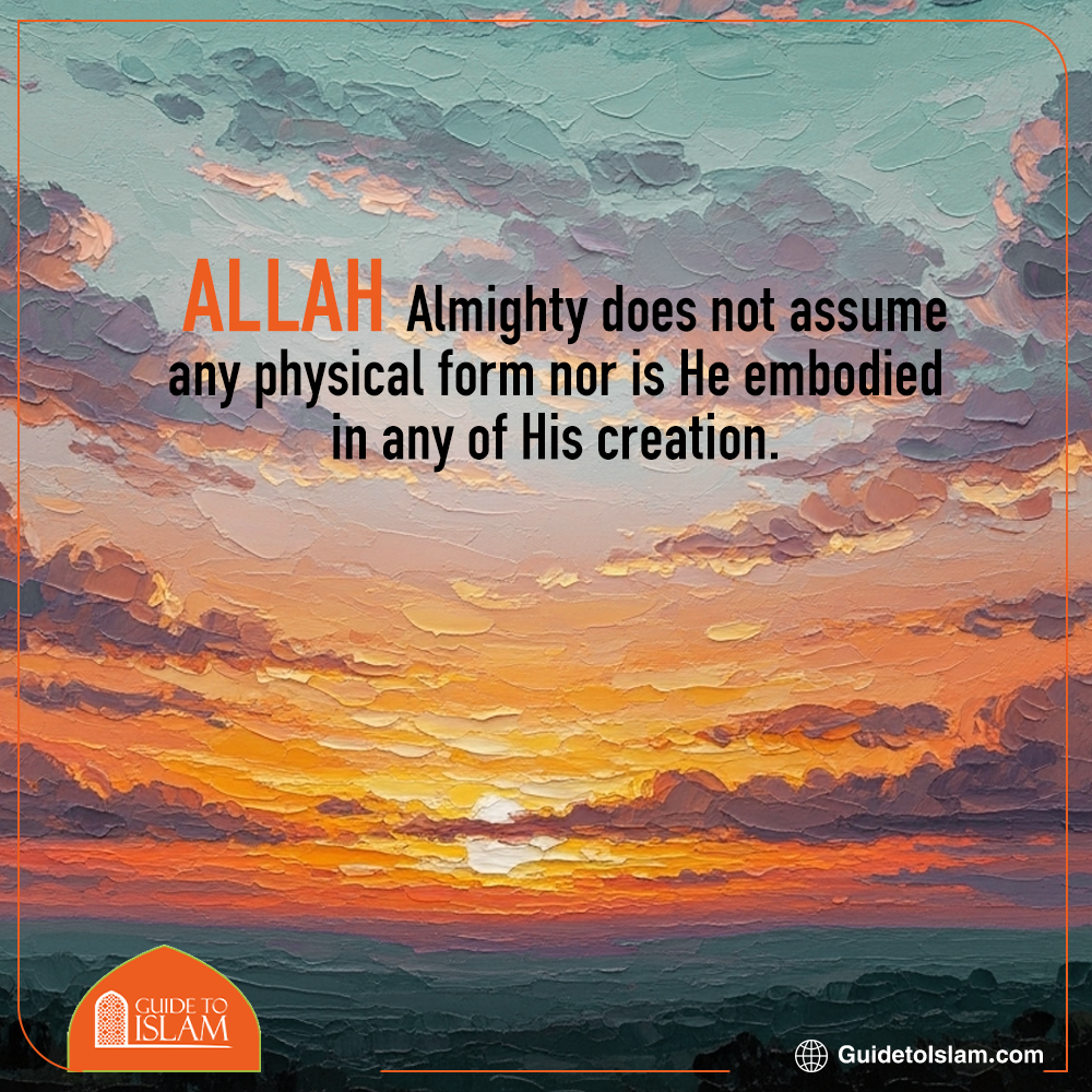 Allah Is Above Forms and Images