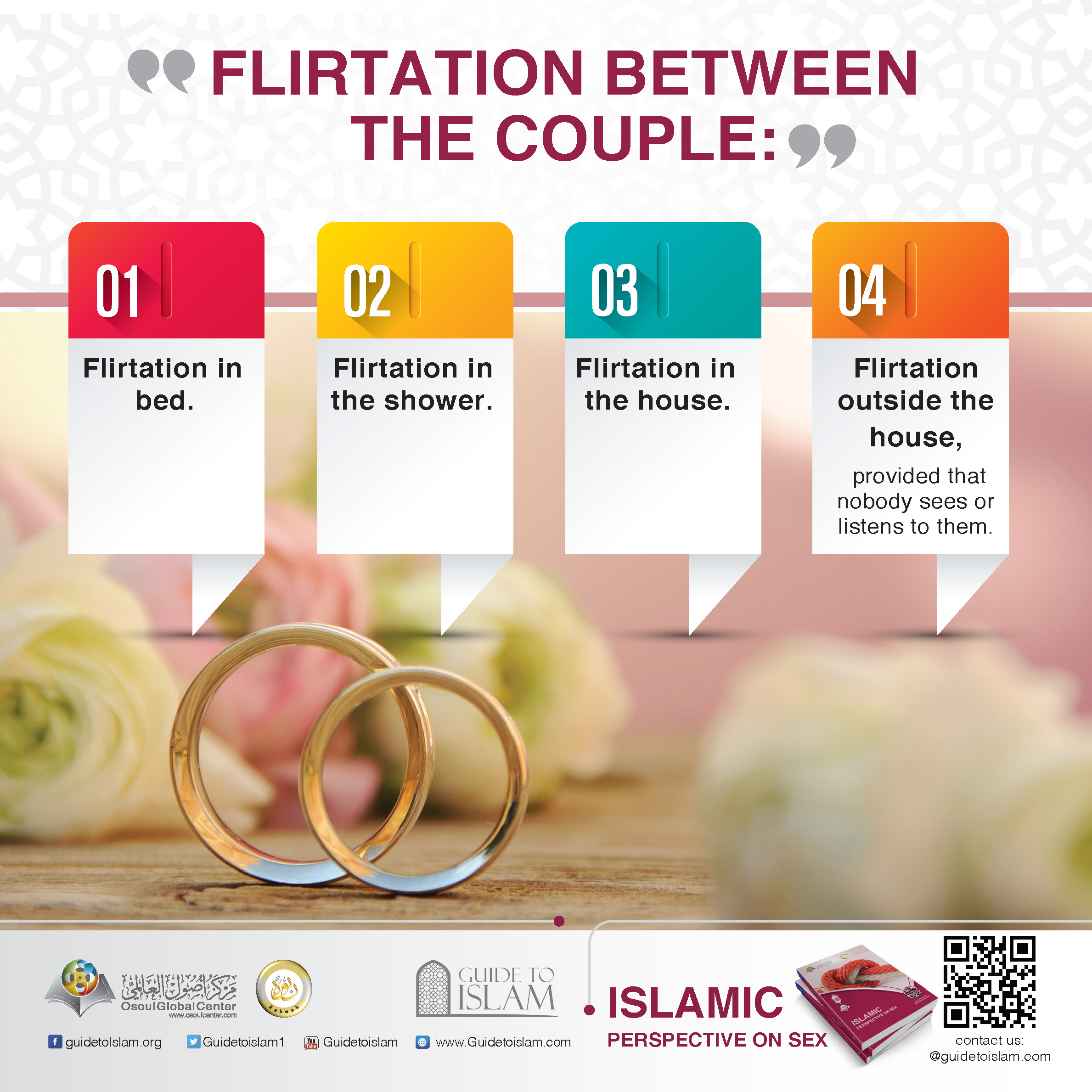 Flirtation between the couple