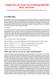 Ý Nghĩa Hai Lời Tuyên Thệ Và Những Điều Bắt Buộc Liên Quan