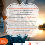 Um rei com defeito em um olho e em uma perna pediu a todos os pintores que desenhassem um belo retrato seu!