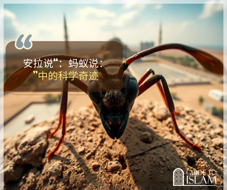 安拉说“：蚂蚁说：”中的科学奇迹
