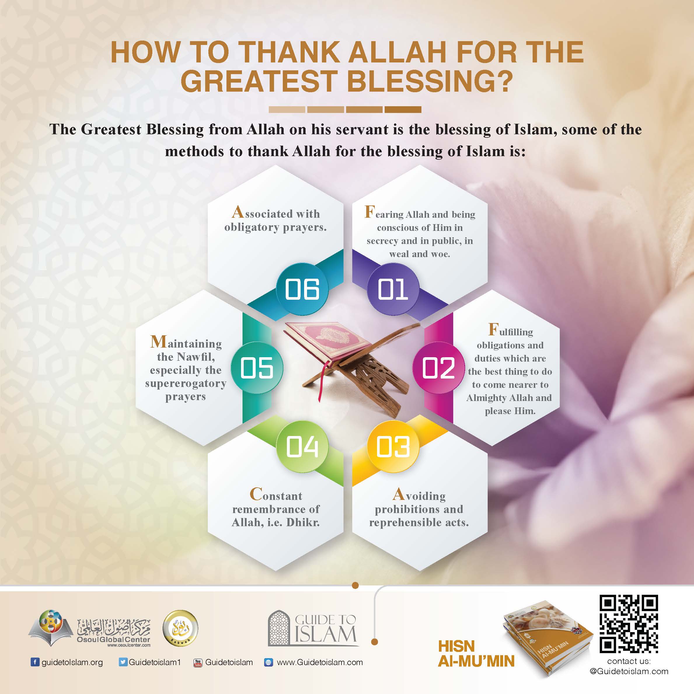 How to thank Allah for the greatest blessing?