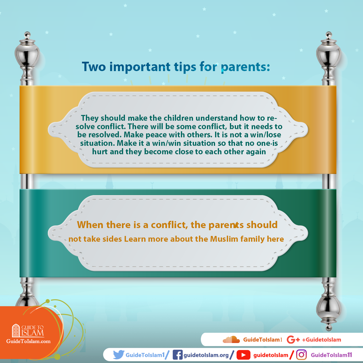 Duas dicas importantes para os pais