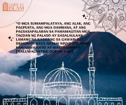 “O MGA SUMAMPALATAYA, ANG ALAK..."