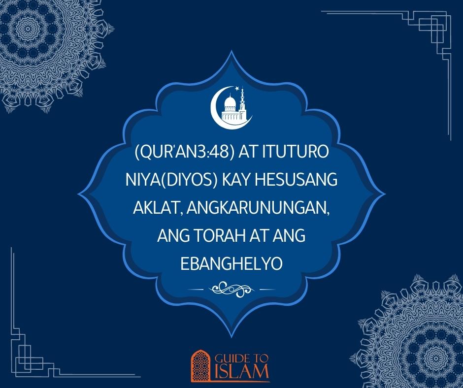 "At  ituturo  Niya  (Diyos)  kay  Hesus  ang  Aklat.."