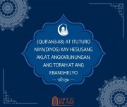 "At  ituturo  Niya  (Diyos)  kay  Hesus  ang  Aklat.."