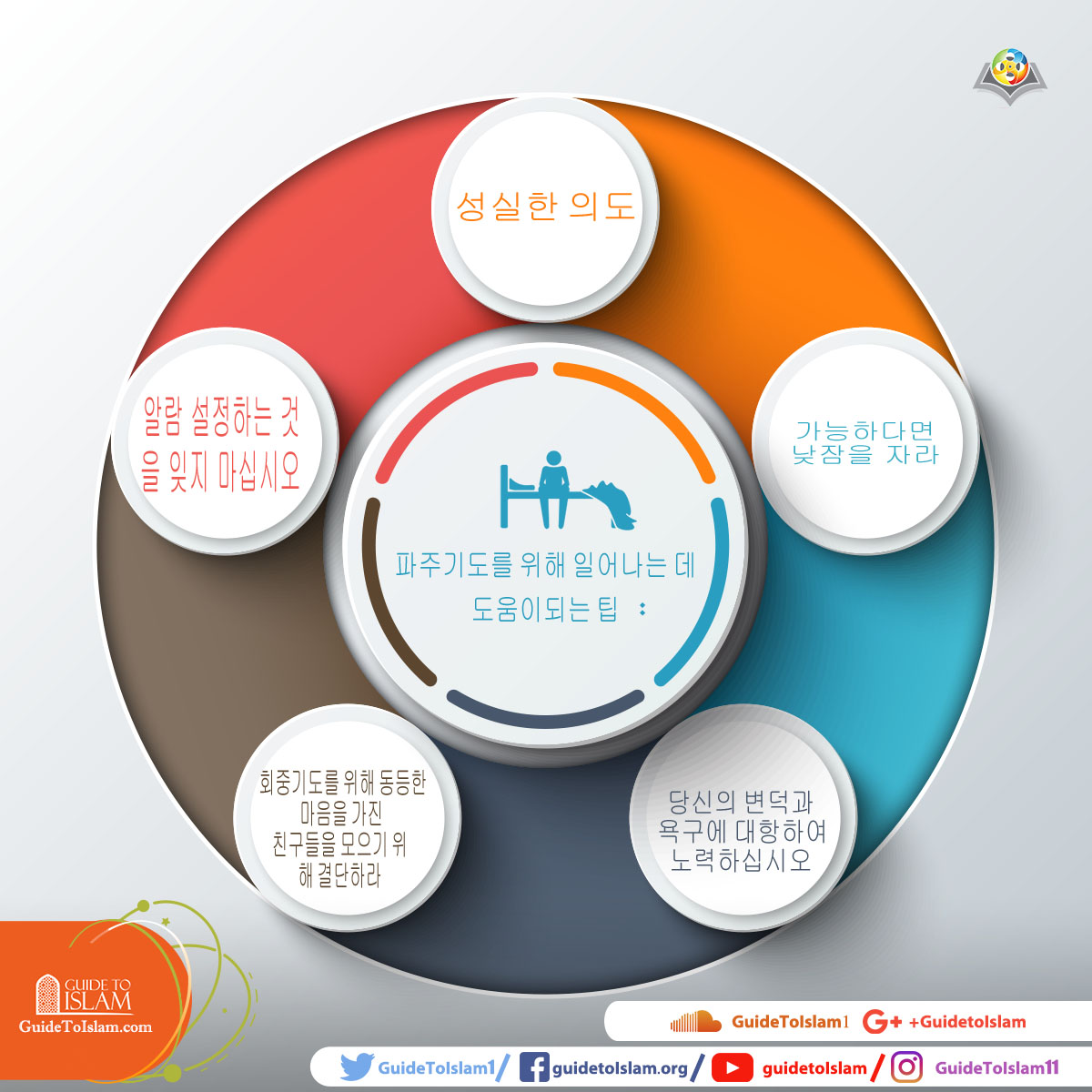 파주기도를 위해 일어나는 데 도움이되는 팁