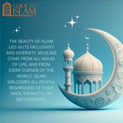 The beauty of Islam lies in its inclusivity and diversity