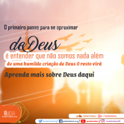 Não somos nada além de uma humilde criação de Deus