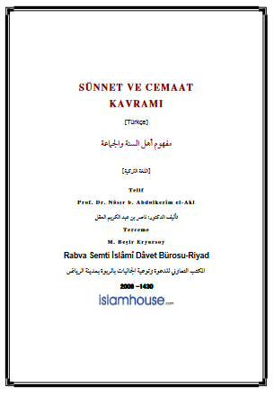 Ehli Sünnet vel-Cemaat Mefhumu