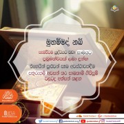 මුහම්මද් නබි තුමාගේ සදාචාරය