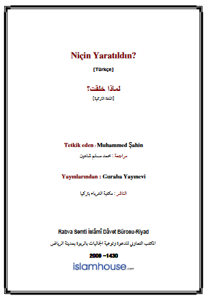 Niçin Yaratıldın?