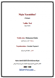 Niçin Yaratıldın?