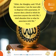 Warning against Shirk (associating others with Allah Almighty)
