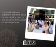 Hajj is a life-changing experience