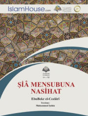 ŞİÂ MENSUBUNA NASİHAT