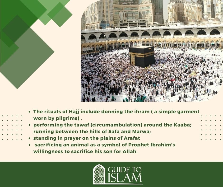The rituals of Hajj