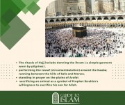 The rituals of Hajj