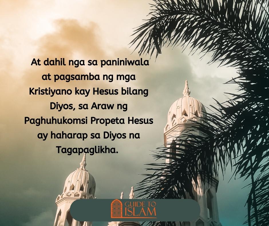 Sambahin  ang  Allah, ang aking  Panginoon at inyong Panginoon