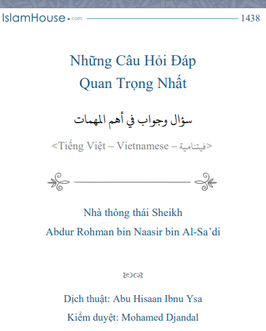 Những Câu Hỏi Đáp Quan Trọng Nhất