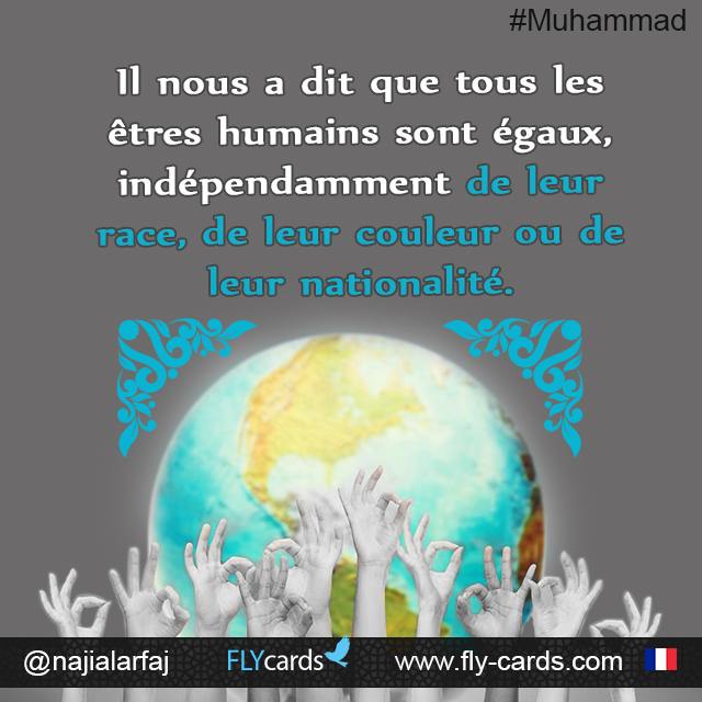 Il Nous A Dit Que Tous Les Êtres Humains Sont Égaux, Indépendamment De Leur Race, De Leur Couleur Ou De Leur Nationalité.