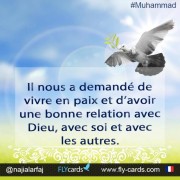 Il Nous A Demandé De Vivre En Paix Et D’avoir Une Bonne Relation Avec Dieu, Avec Soi Et Avec Les Autres.