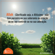 Allah Não Tem Nenhum Parceiro em Nada