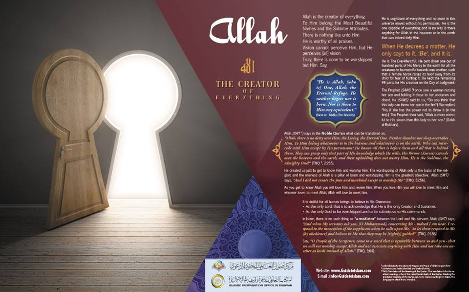 Allah is the Creator of everything