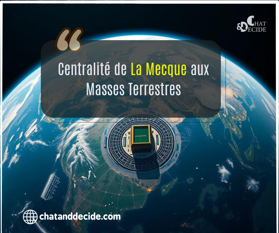 Centralité de La Mecque aux Masses Terrestres