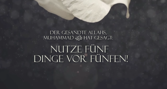 Nutze fünf Dinge vor fünfen!