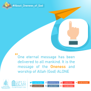 One eternal message has been delivered to all mankind