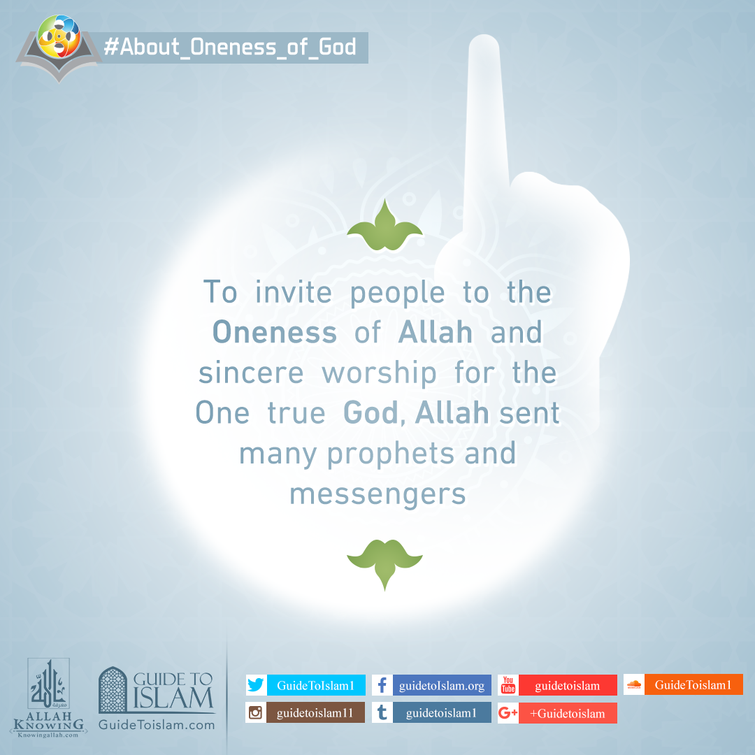 Allah sent many prophets and messengers