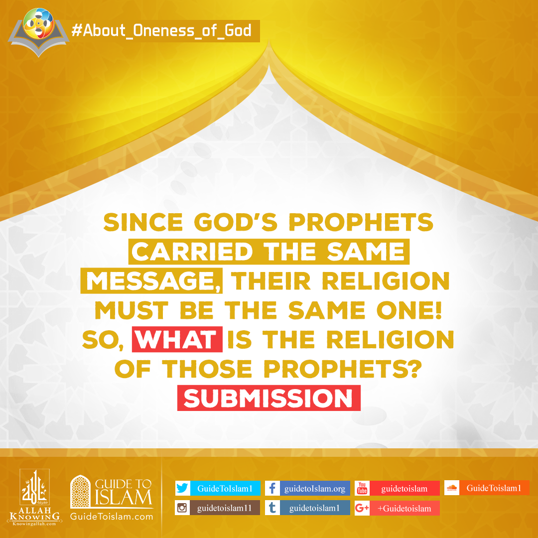 What is the religion of those prophets? Submission