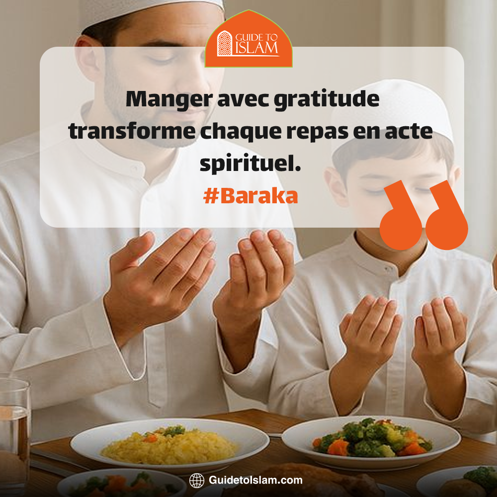 La gratitude donne un sens au repas