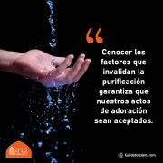 Conocer los factores que invalidan la purificación