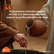 La purificación antes de rezar