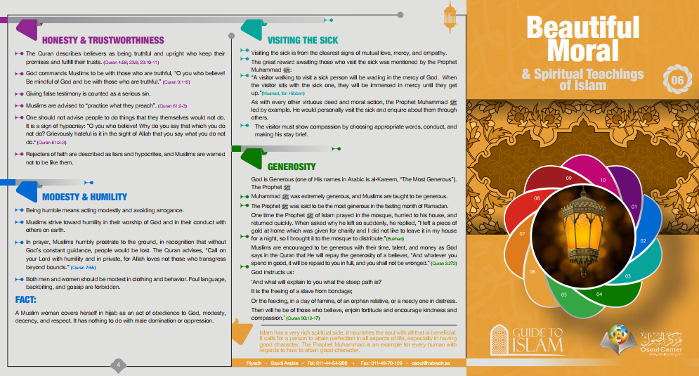 Beautiful Moral & Spiritual Teachings of Islam