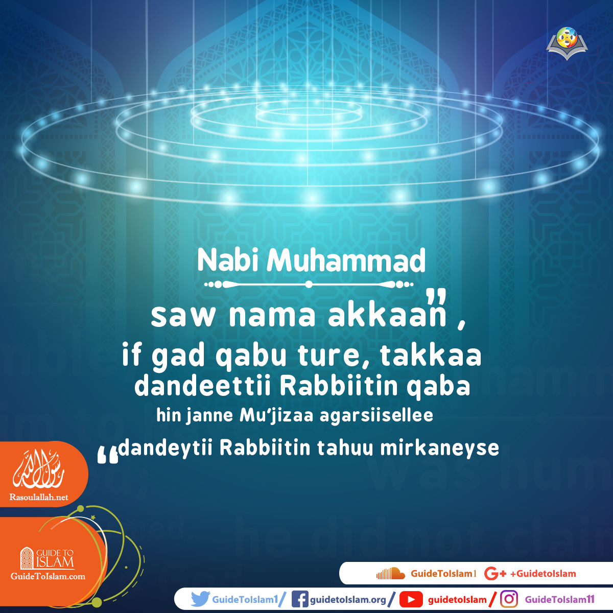 Nabi Muhammad eenyu?