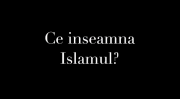 Ce inseamna Islamul?