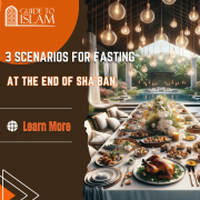 3 Scenarios for fasting at the end of Sha'ban