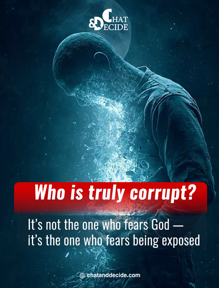 Who is truly corrupt?