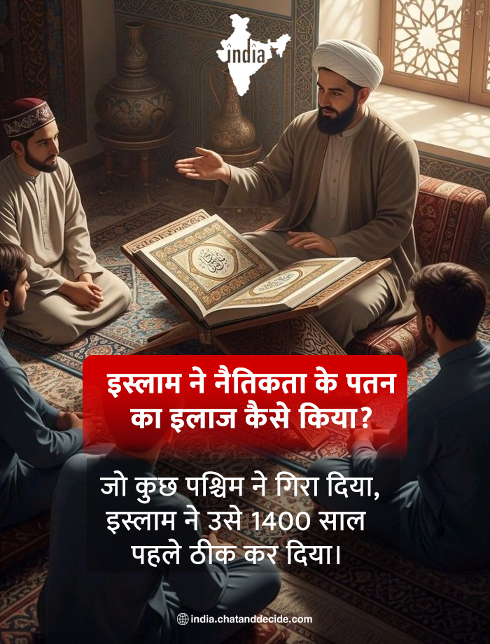 "इस्लाम ने नैतिकता के पतन का इलाज कैसे किया?