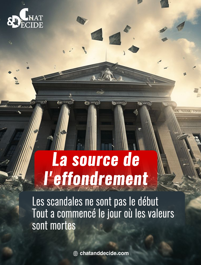 La source de l'effondrement