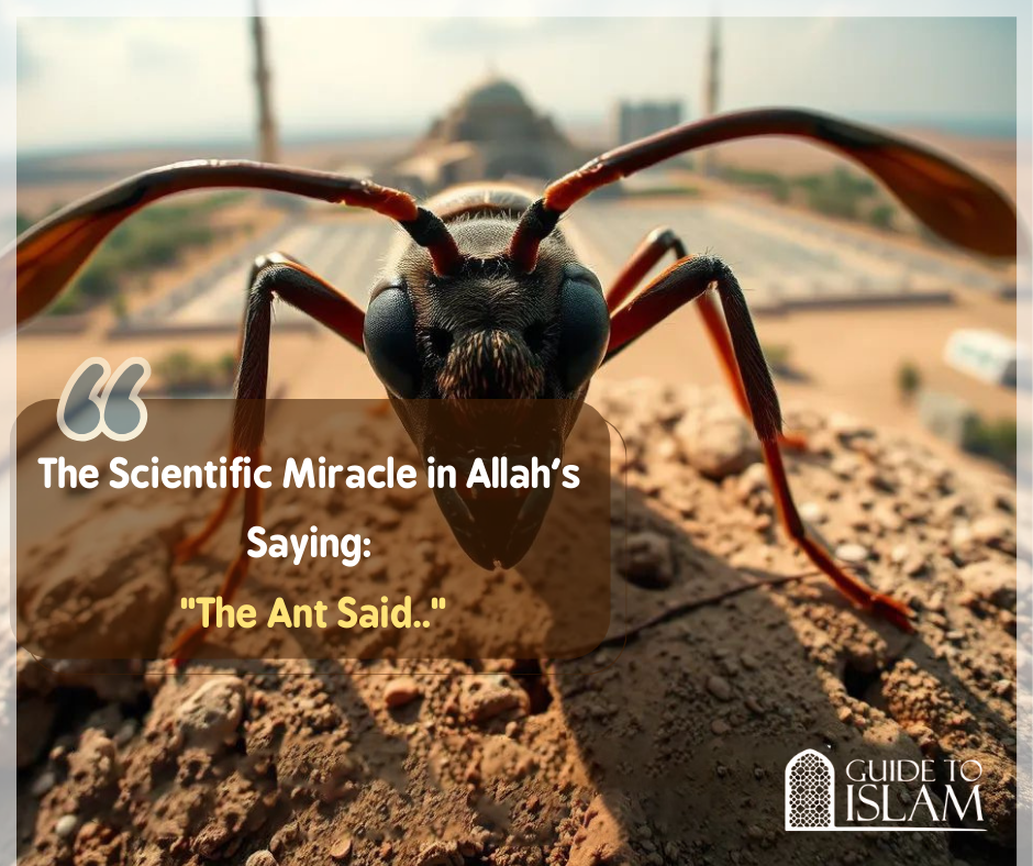 The Scientific Miracle in Allah's Saying: "The Ant Said.."