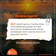 Why Did God Create Us?